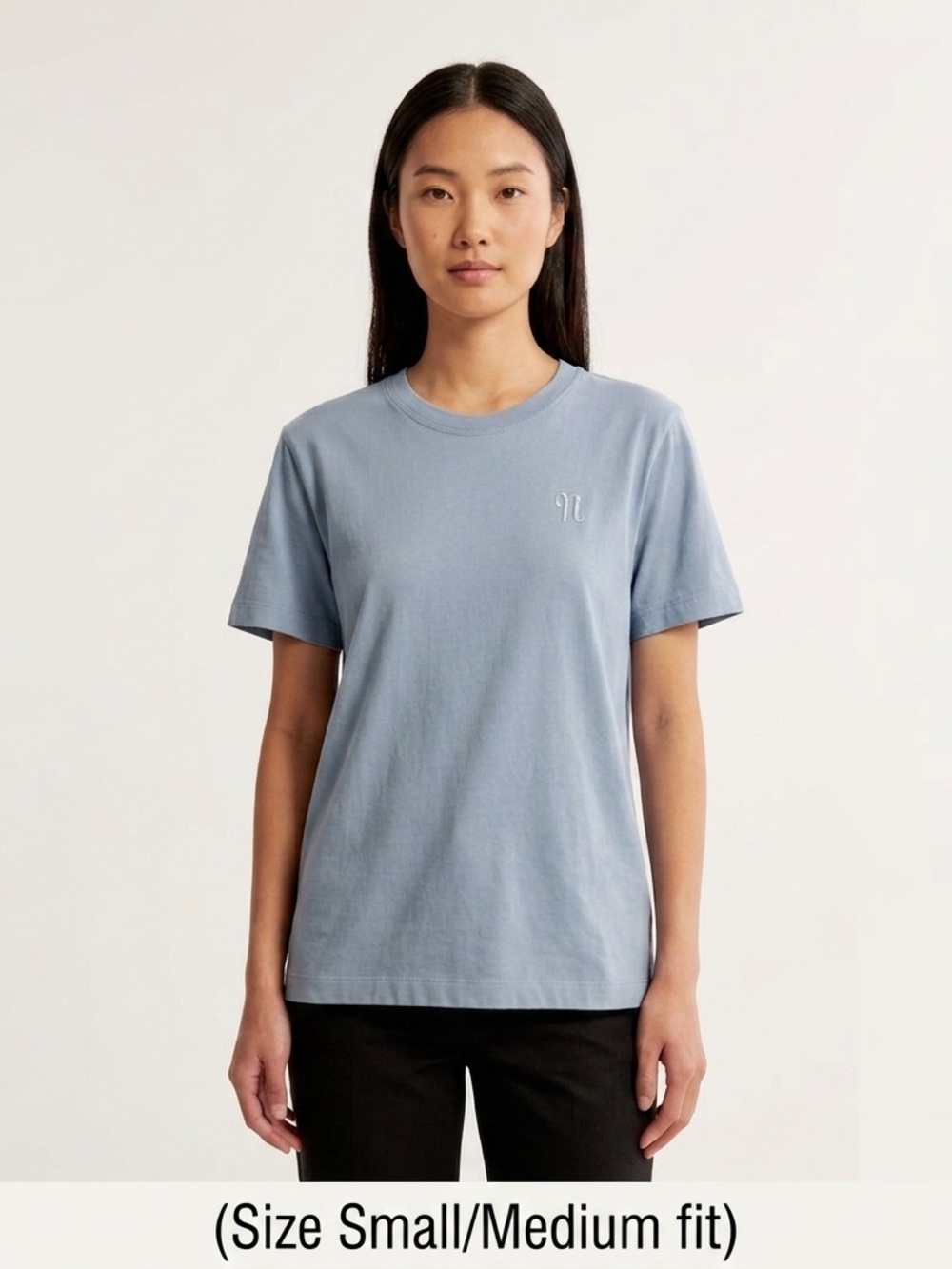 Nanushka Light Blue Short Sleeve Tee